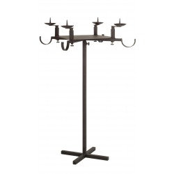 Adjustable support for advent wreath